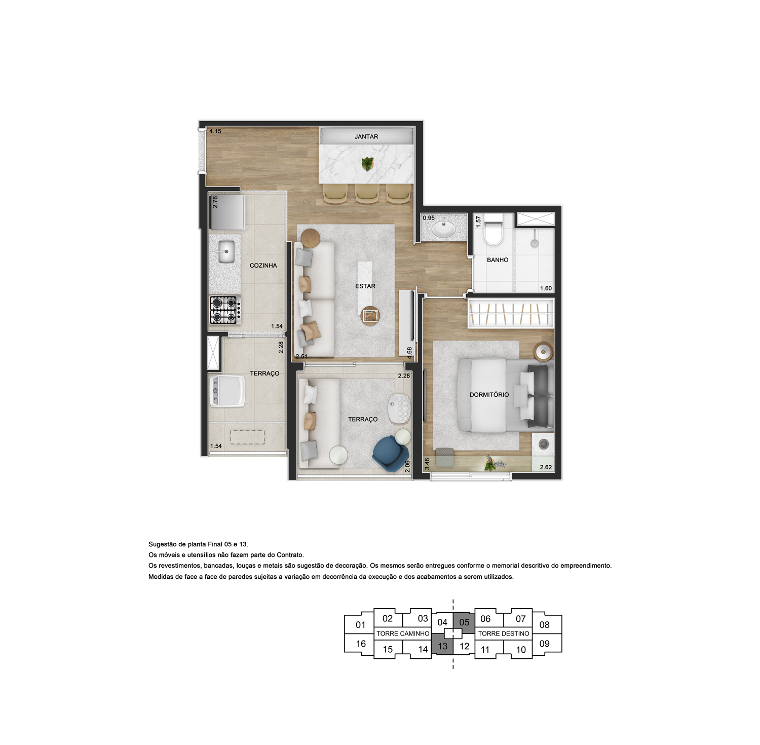 45 m² de TEG Sacomã