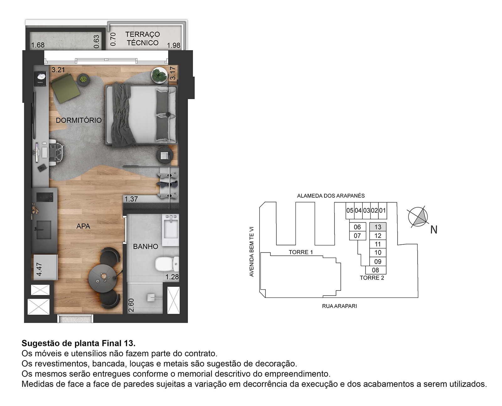 Studio · 26 m² de Bem Moema Studios & Offices