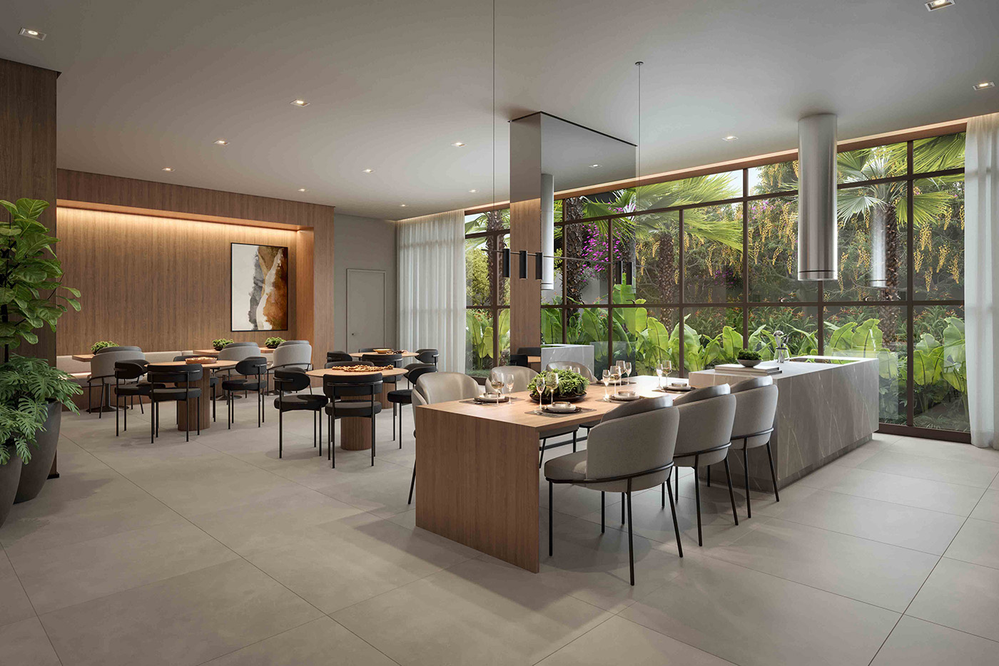 Espaço gourmet do Garden Design